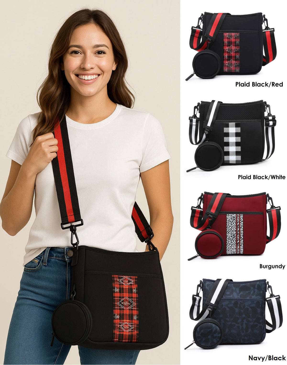Dru Neoprene Crossbody Set
