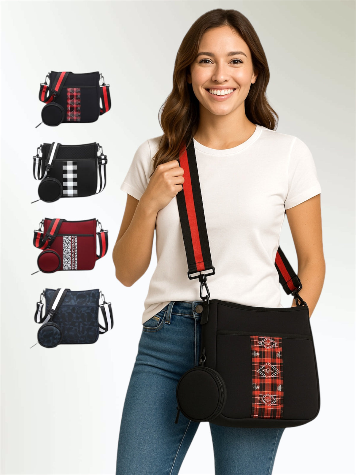 Dru Neoprene Crossbody Set