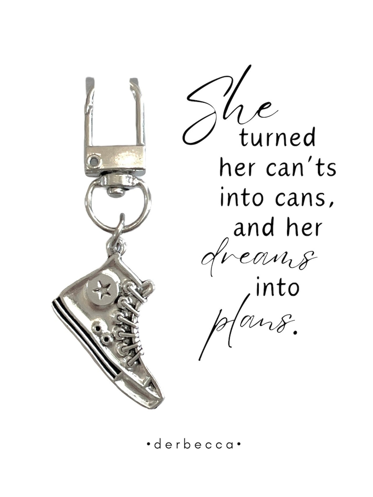 All Star Sneaker Mini Keychain Bag Charm