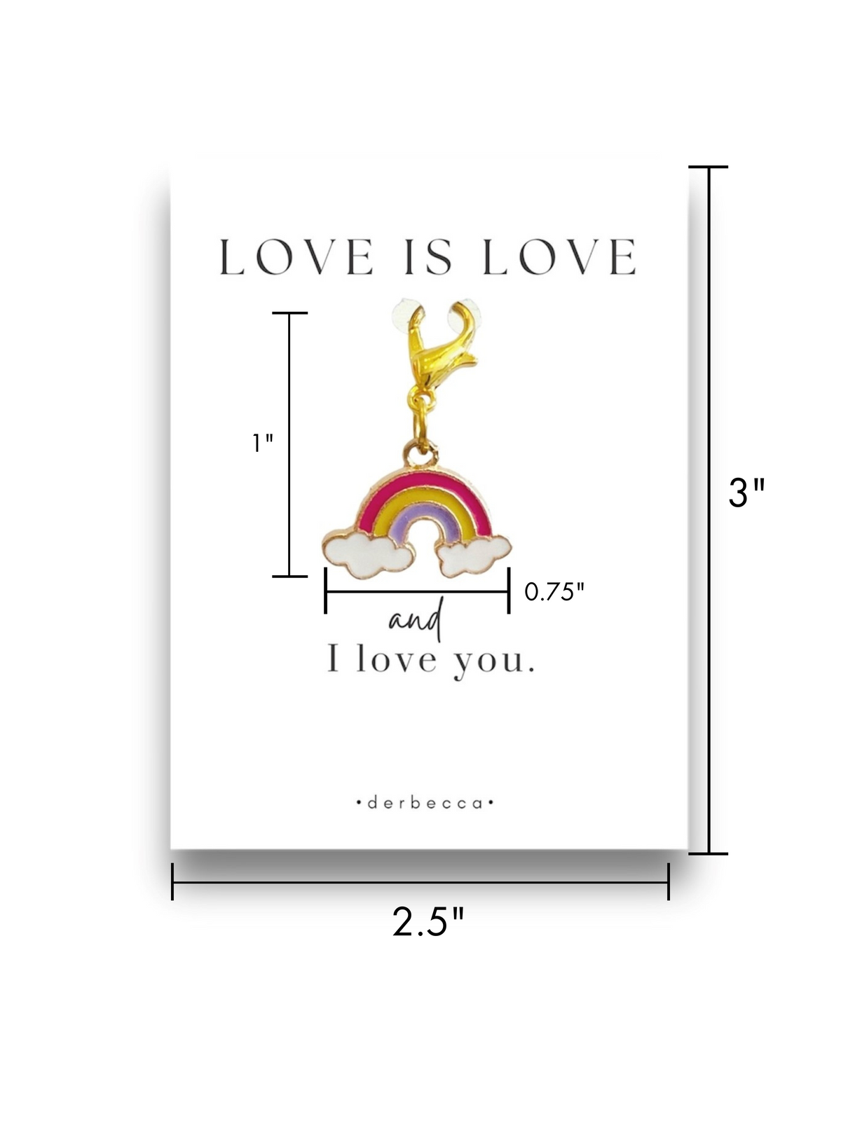 Rainbow Charm Gift | Love is Love