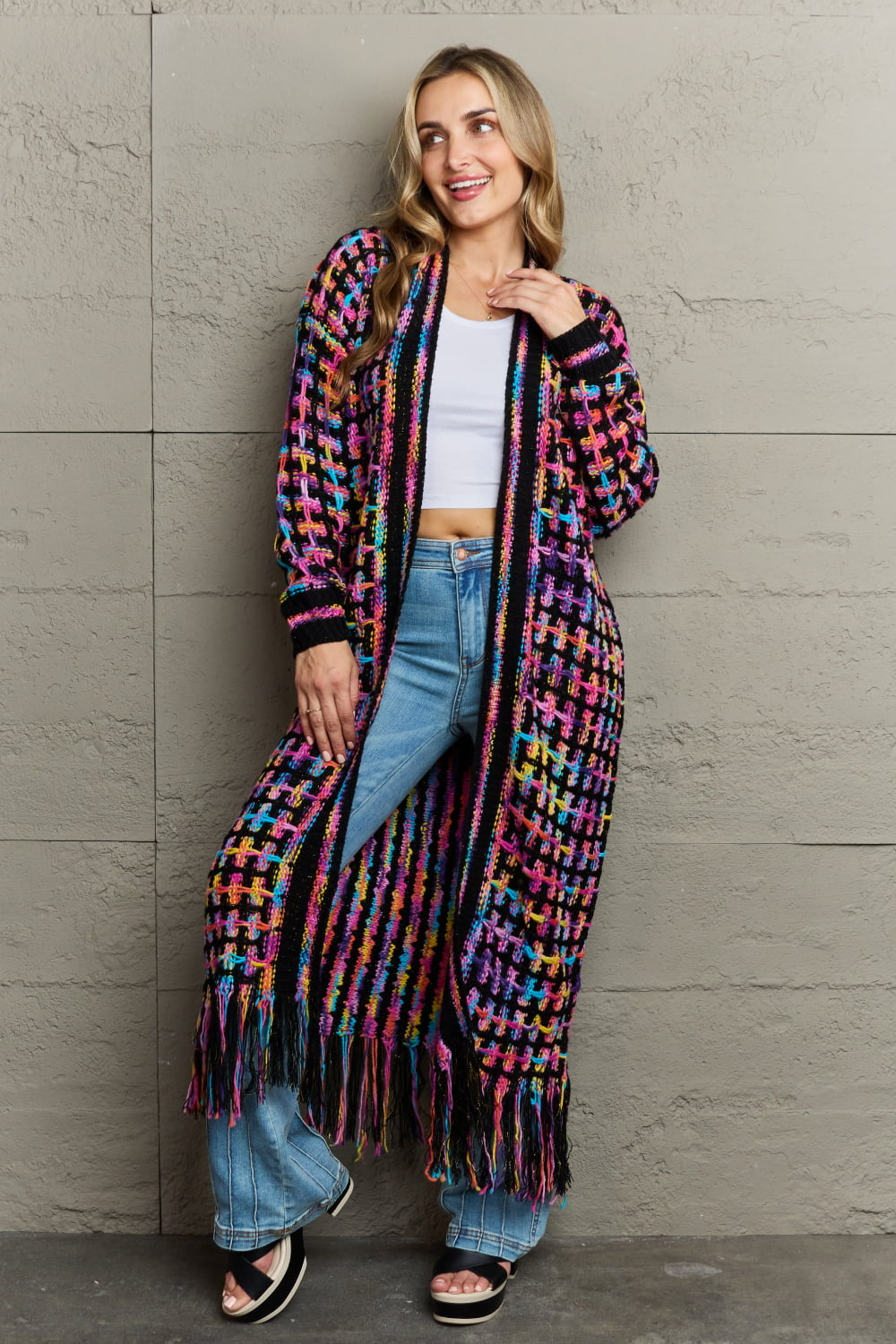 Color Outside the Lines Cardigan |3 colors|