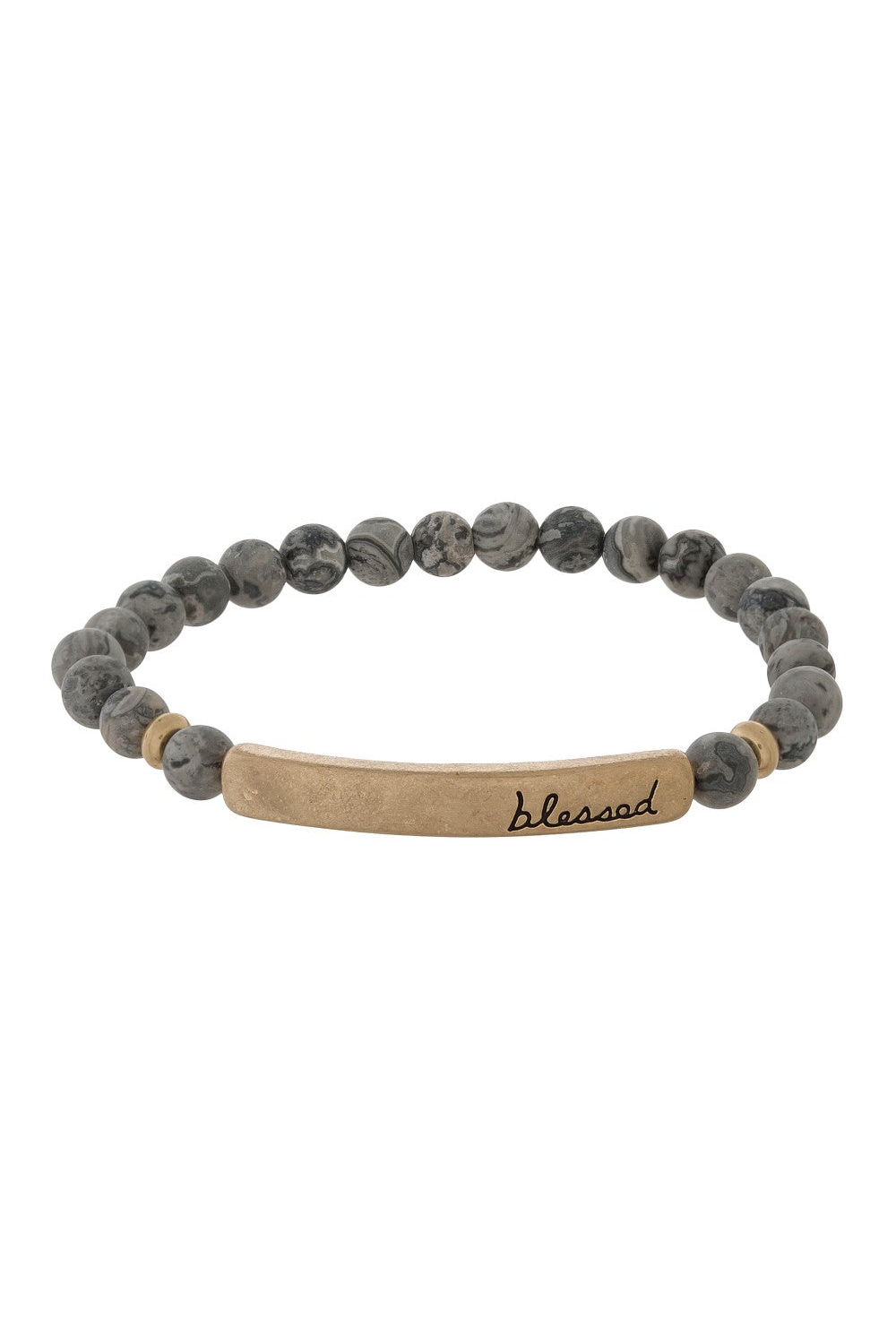 Blessed Stone Stretch Bracelet |3 colors|