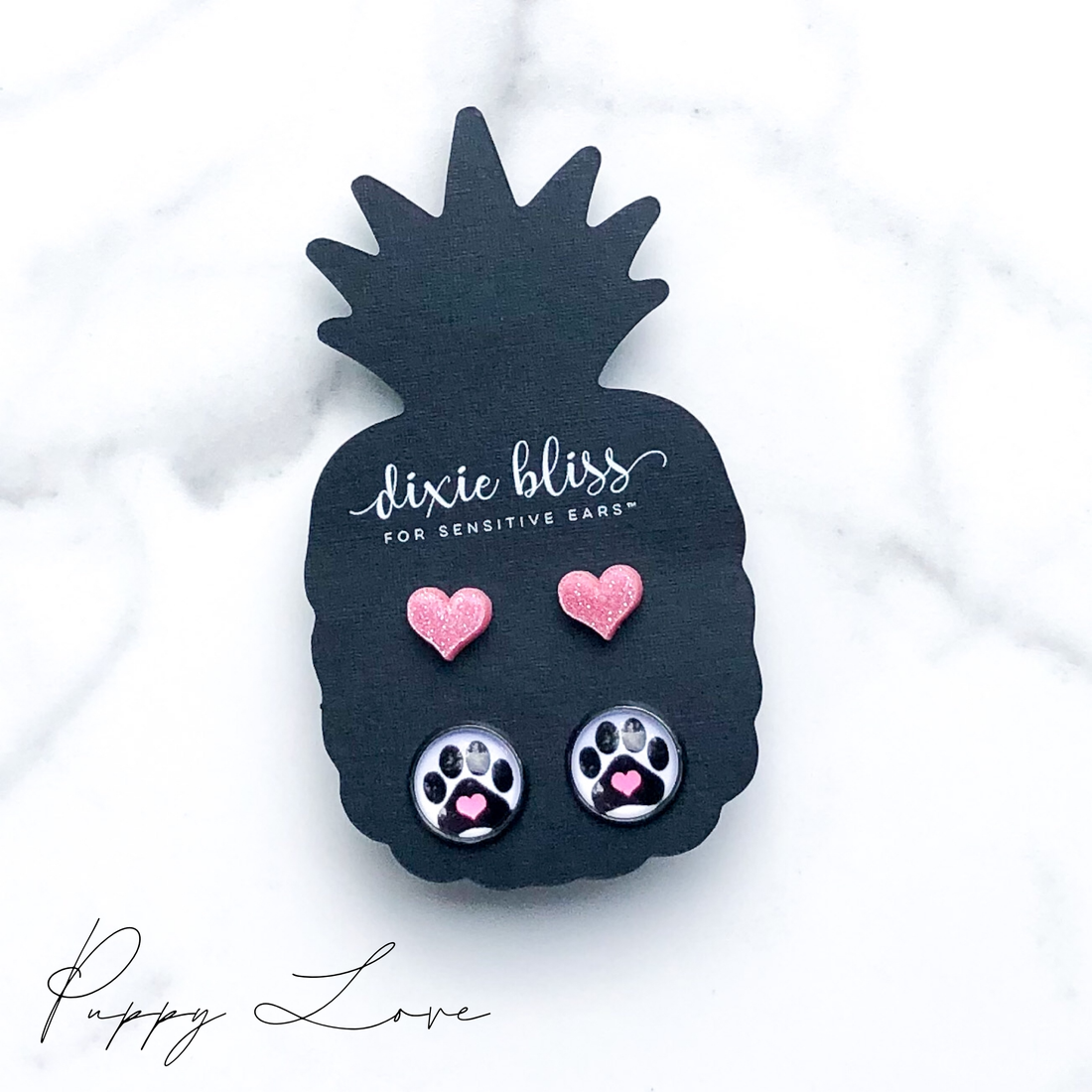 Dixie Bliss Earrings: Puppy Love