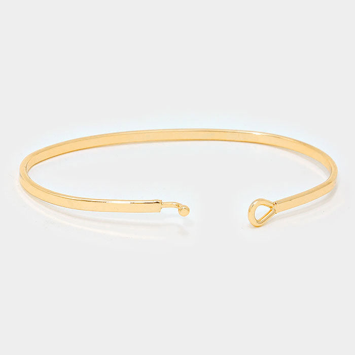 Love Bangle Hook Message Bracelet