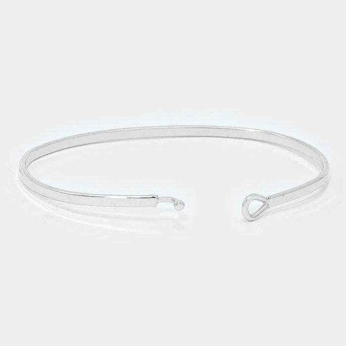 Love Bangle Hook Message Bracelet