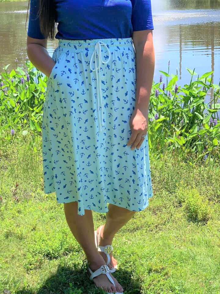 Marsha Skirt 3XL Anchors