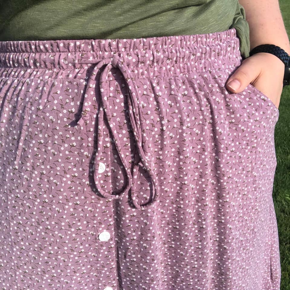 Marsha Skirt 2XL Lilac Floral
