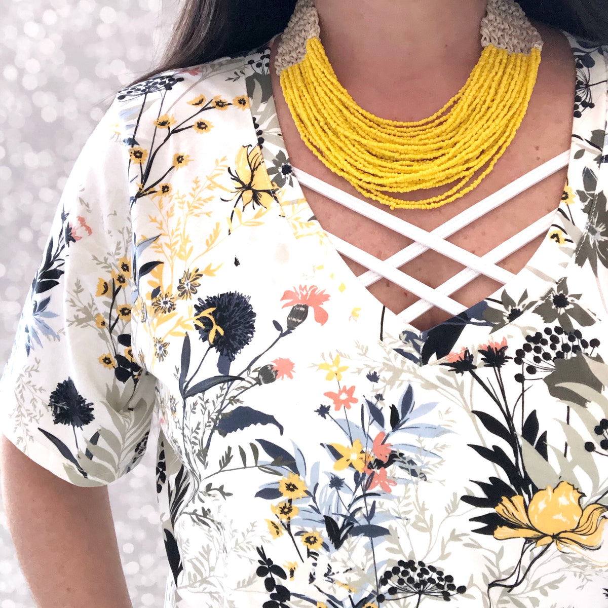 Bead Necklace & Earring Set |4 colors|