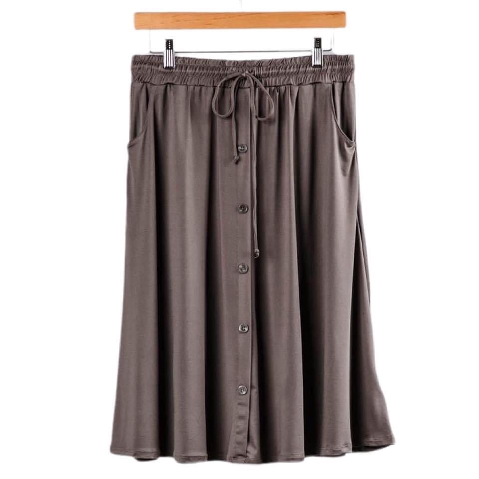 Marsha Skirt 3XL Grey Taupe
