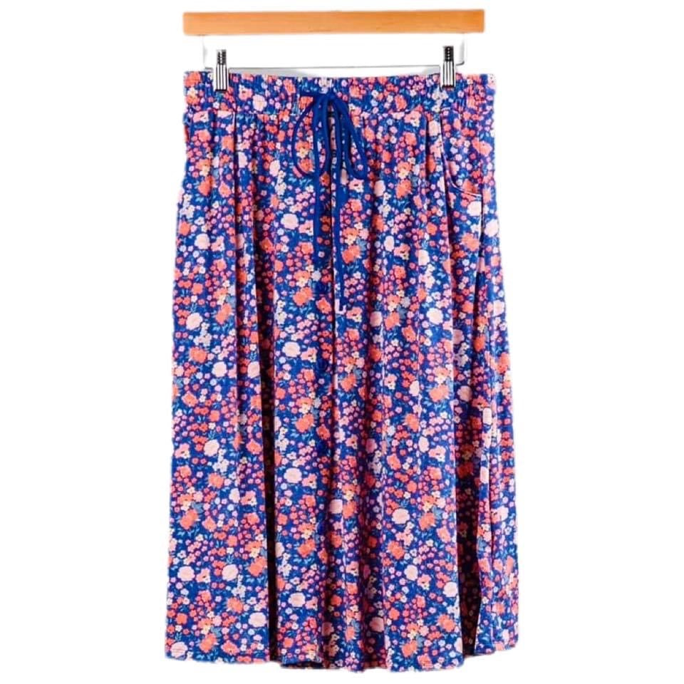 Marsha Skirt 2XL Purple Floral