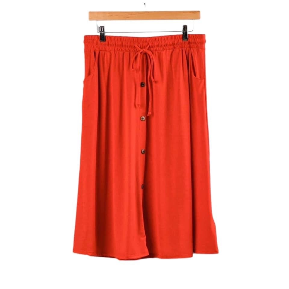Marsha Skirt 2XL Red