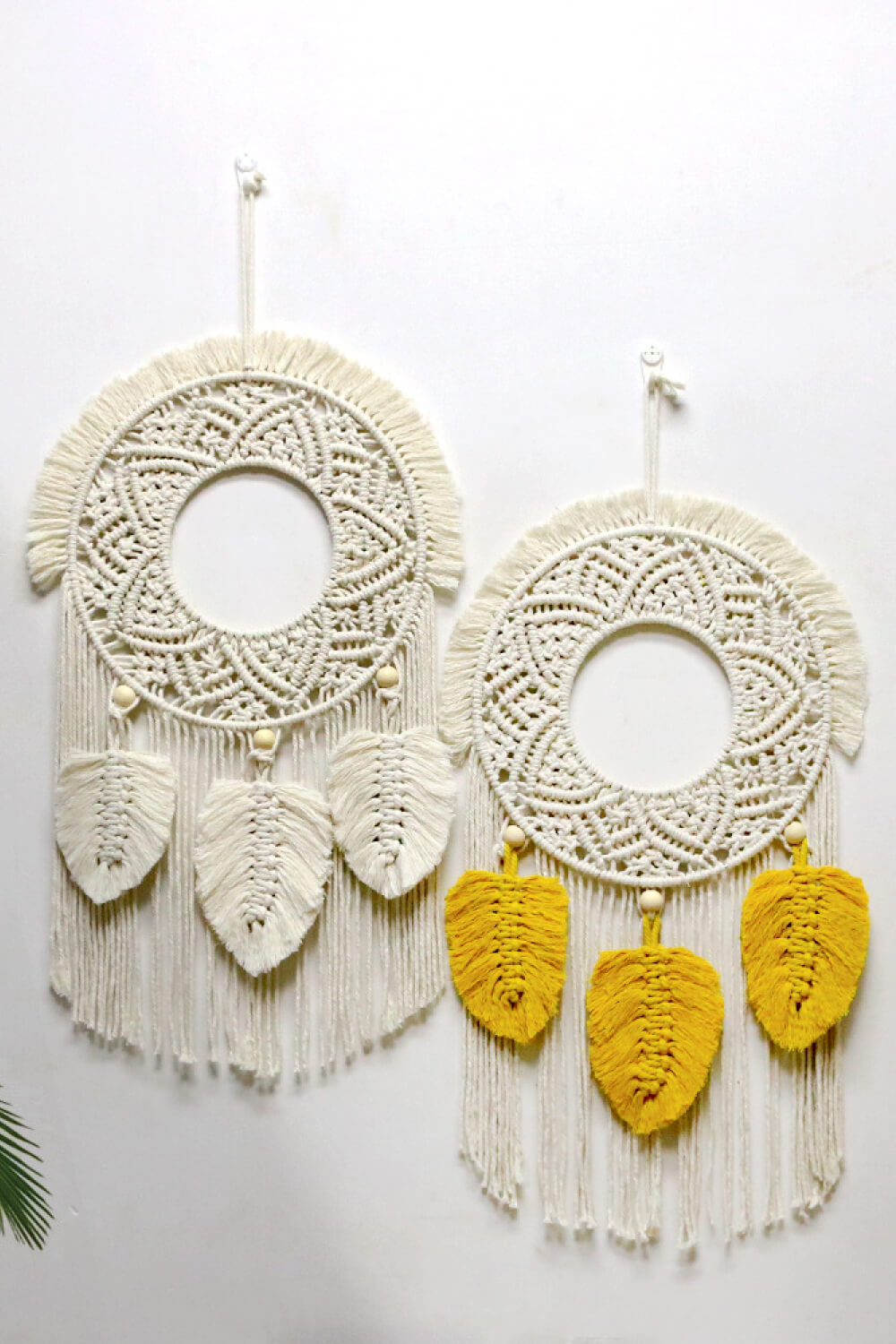 Hand-Woven Fringe Macrame Wall Hanging | 2 Colors |