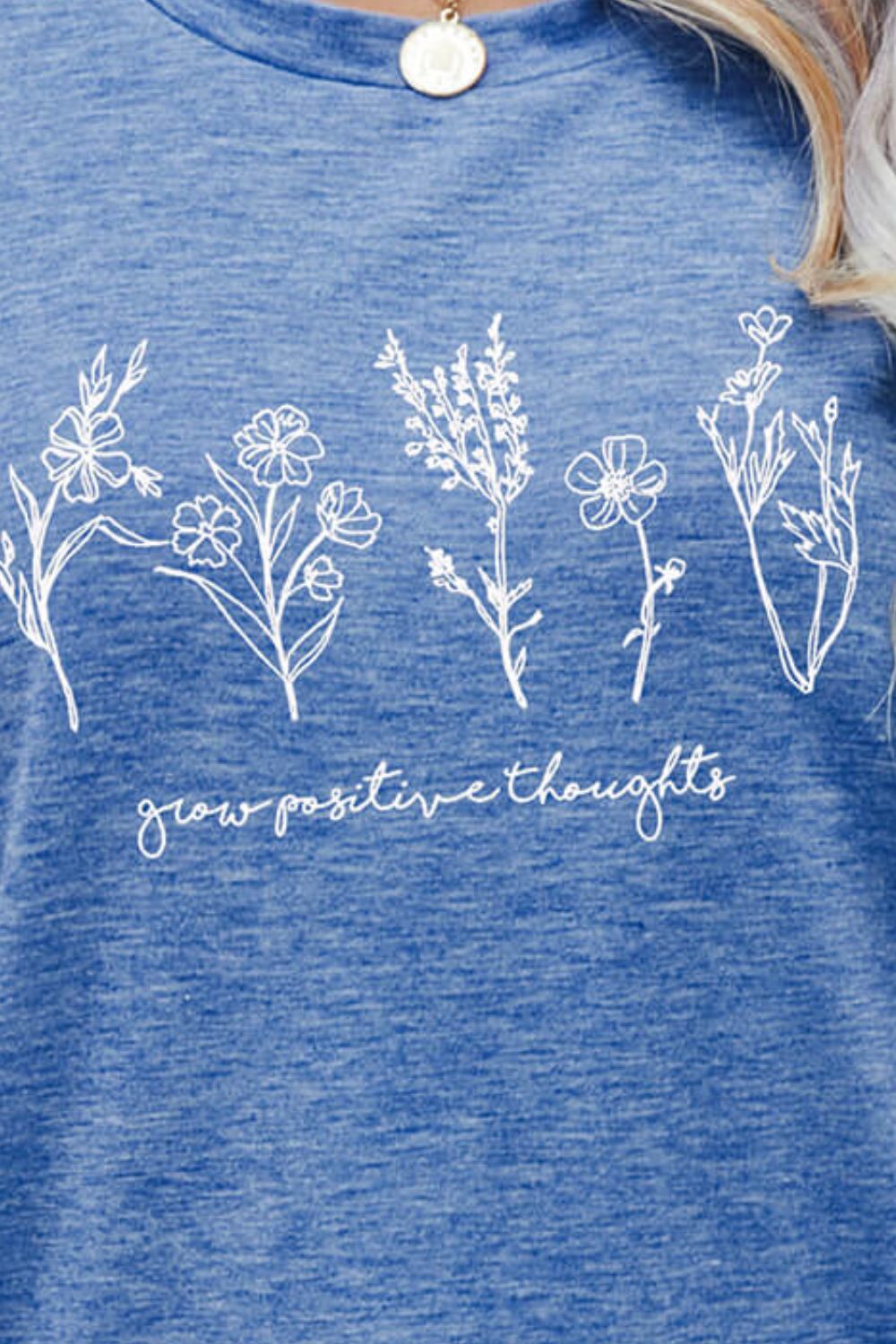 Grow Positive Thoughts Graphic Tee | 6 colors |