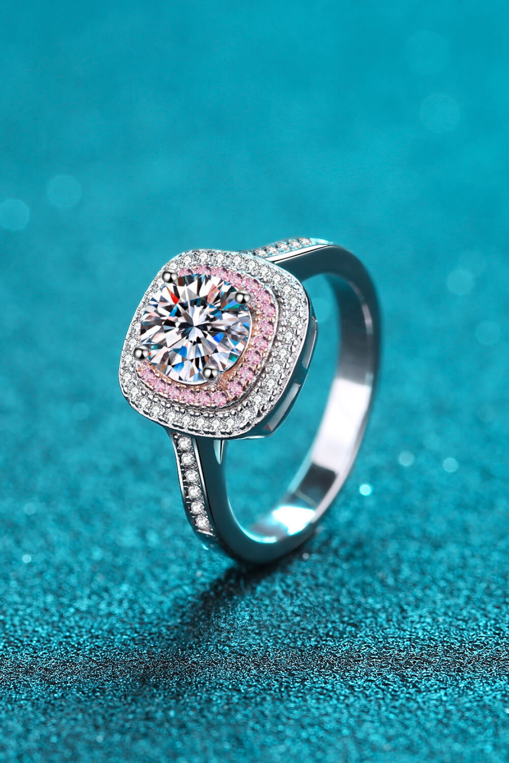 Need You Now Moissanite Geometric Ring
