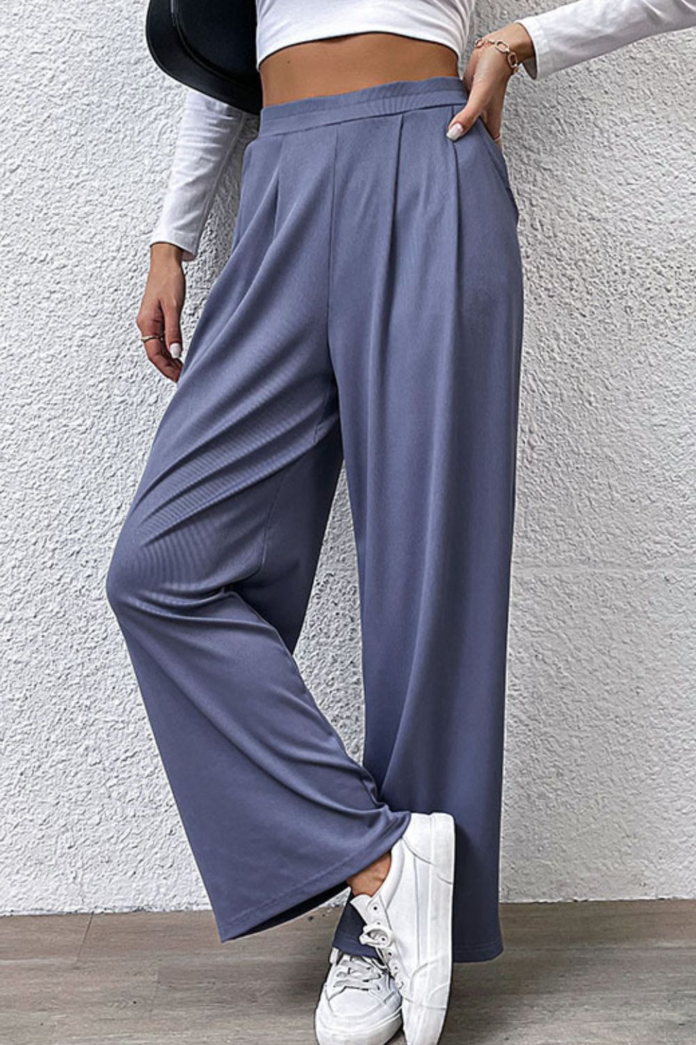 Soft Steel Pants with Pockets