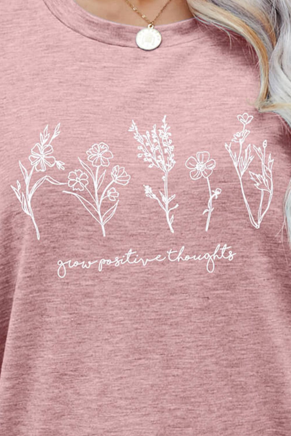 Grow Positive Thoughts Graphic Tee | 6 colors |