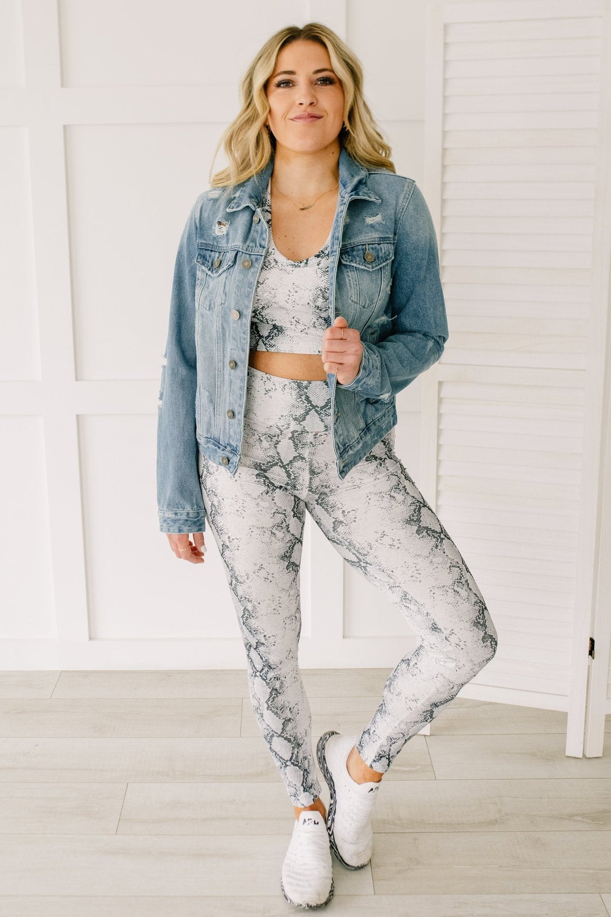 LAST ONE sz SMALL Friends Not Fangs Bottoms in Gray
