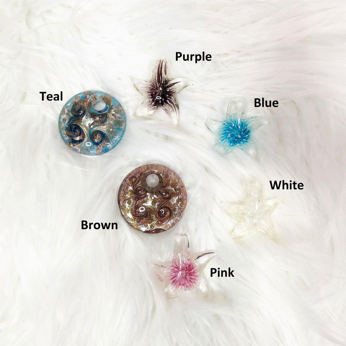 Hand Blown Glass Pendants