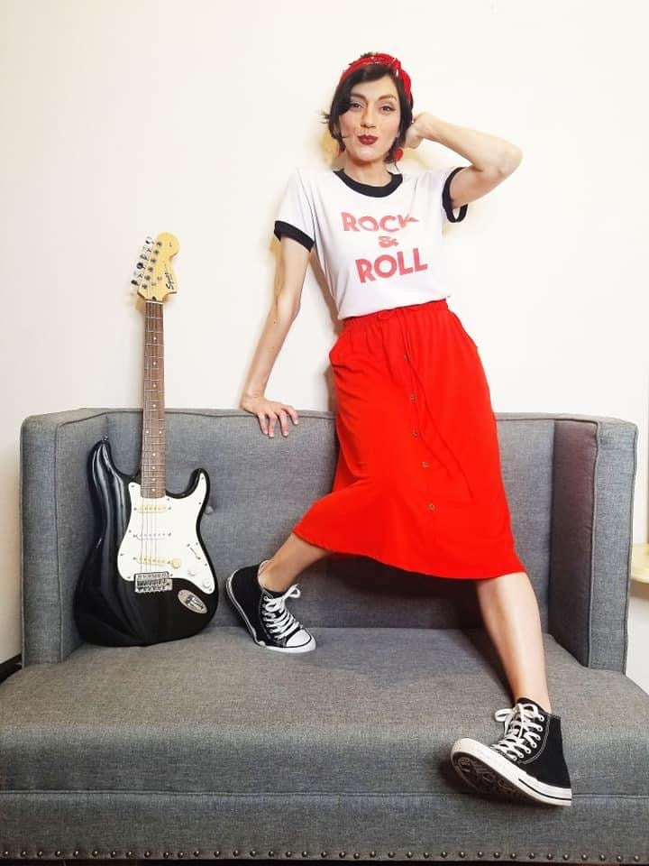 Marsha Skirt 2XL Red