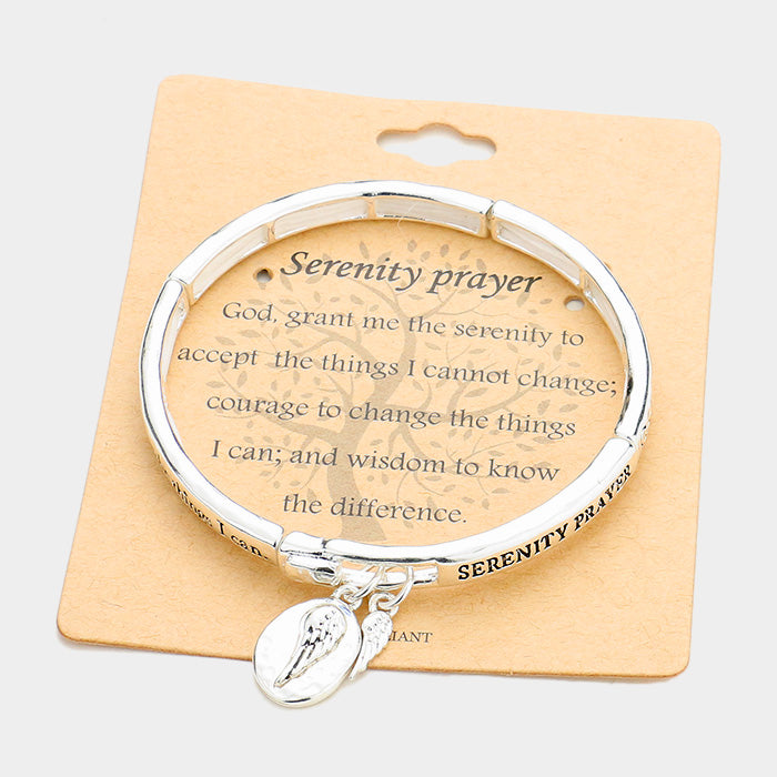 Serenity prayer stretch on sale bracelet