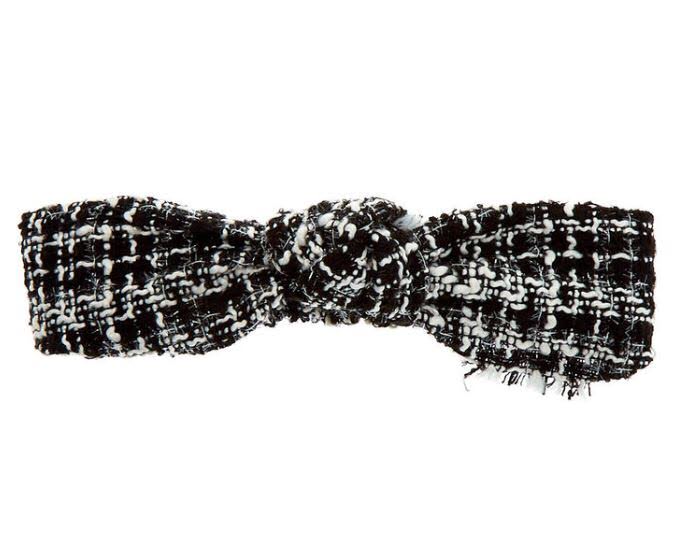Tweed Knotted Headband Wrap