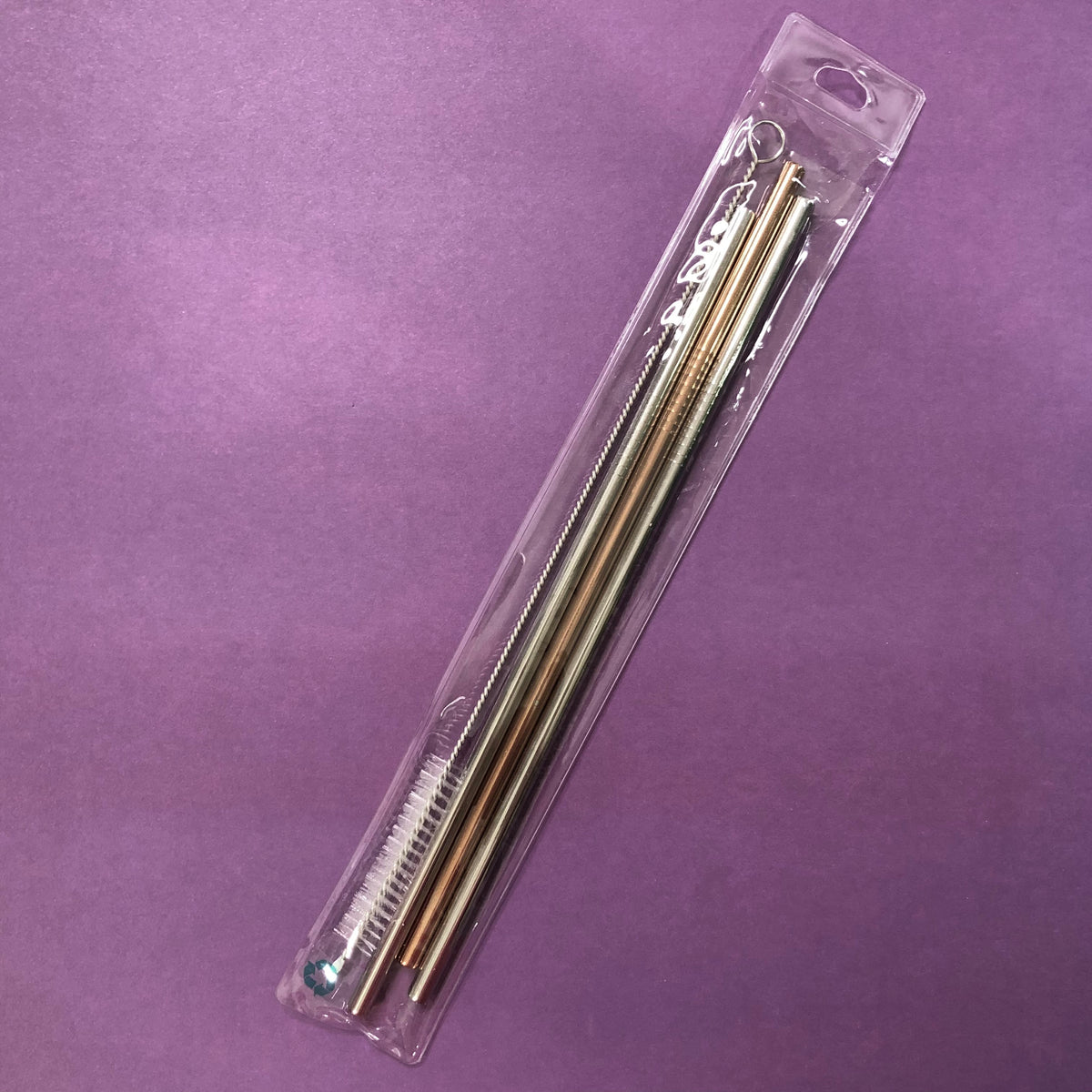 Do Your Part Reusable Straw & Brush Set Stainless Steel