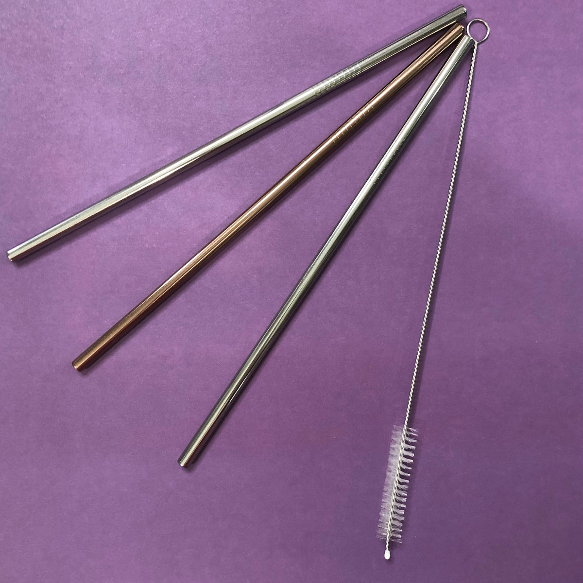 Do Your Part Reusable Straw & Brush Set Stainless Steel