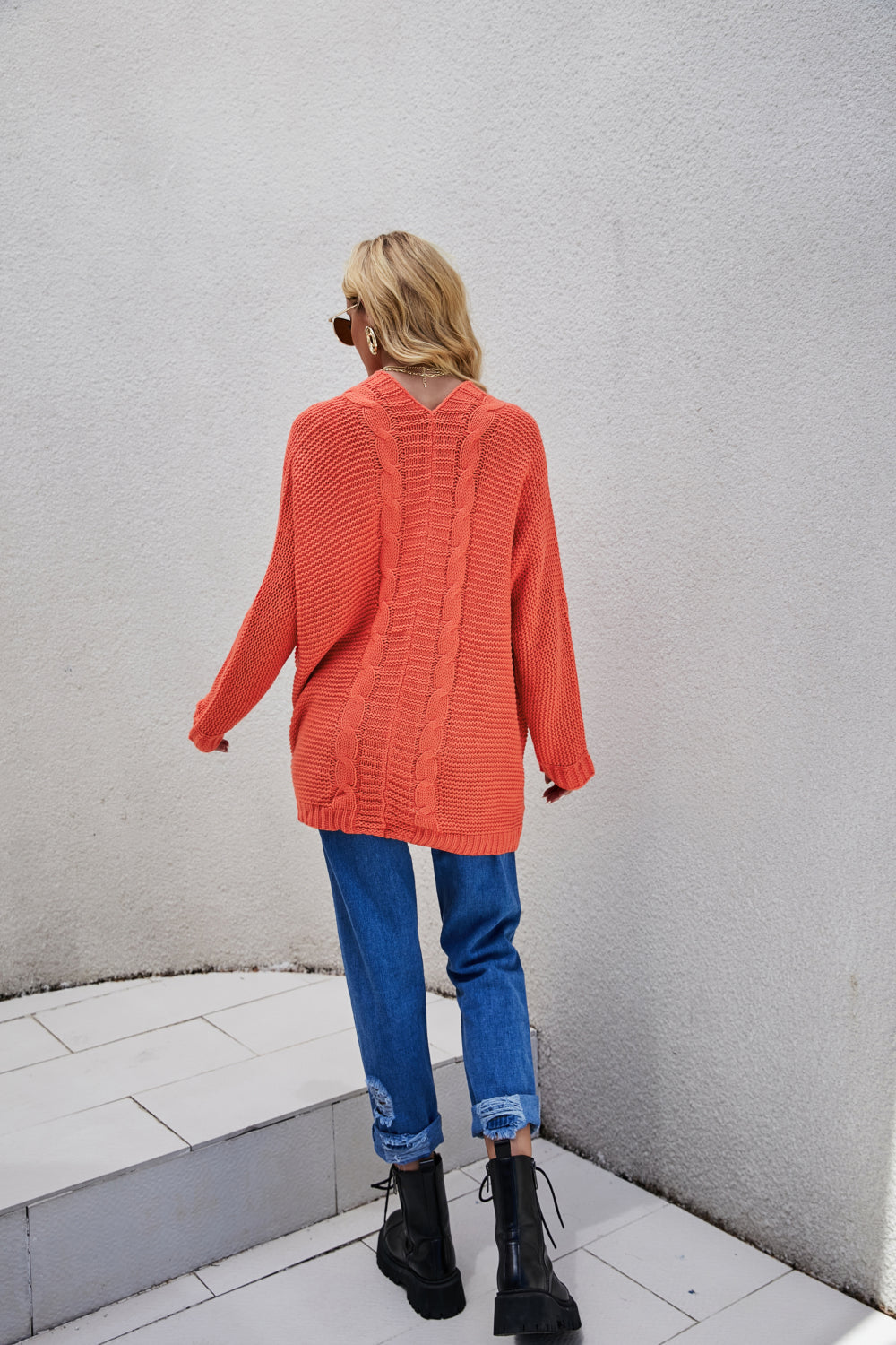 Corinne Cable-Knit Cardigan | 7 colors |