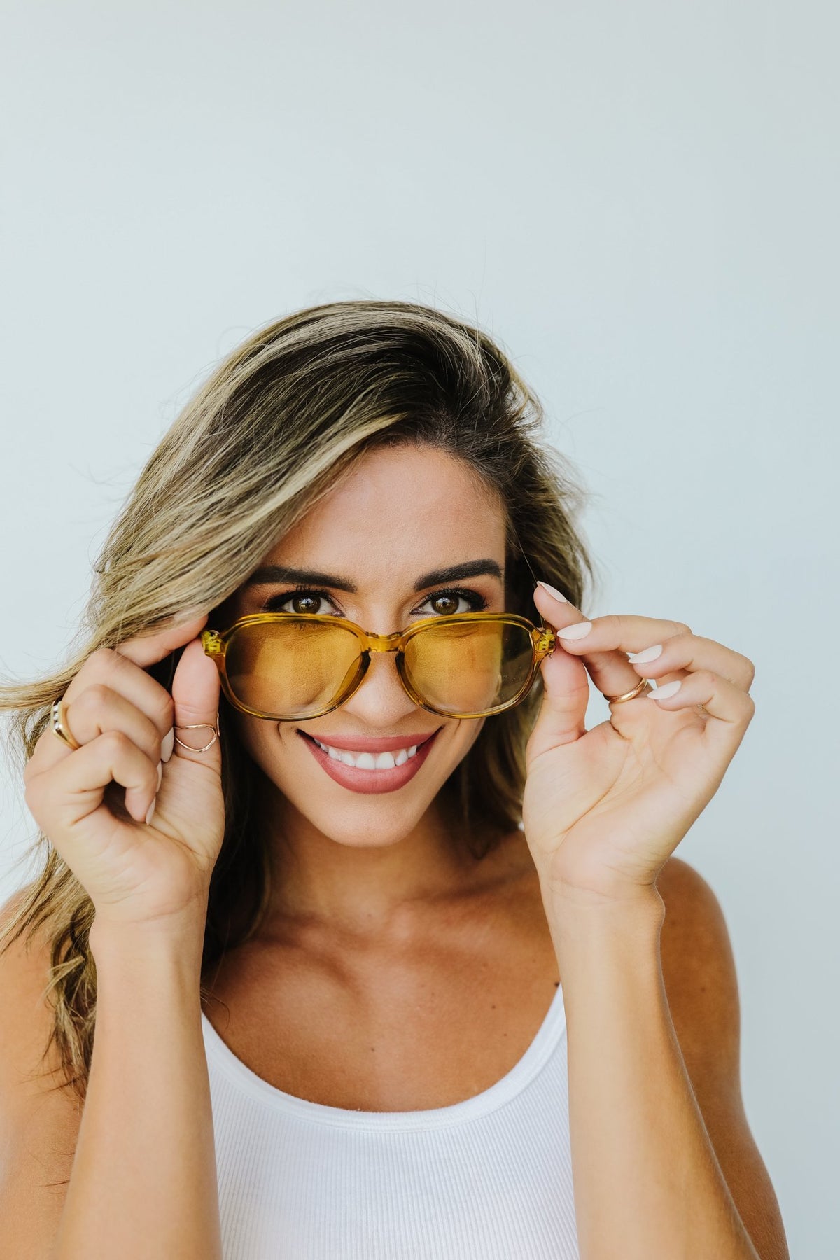 yellow sunglasses sunnies shades