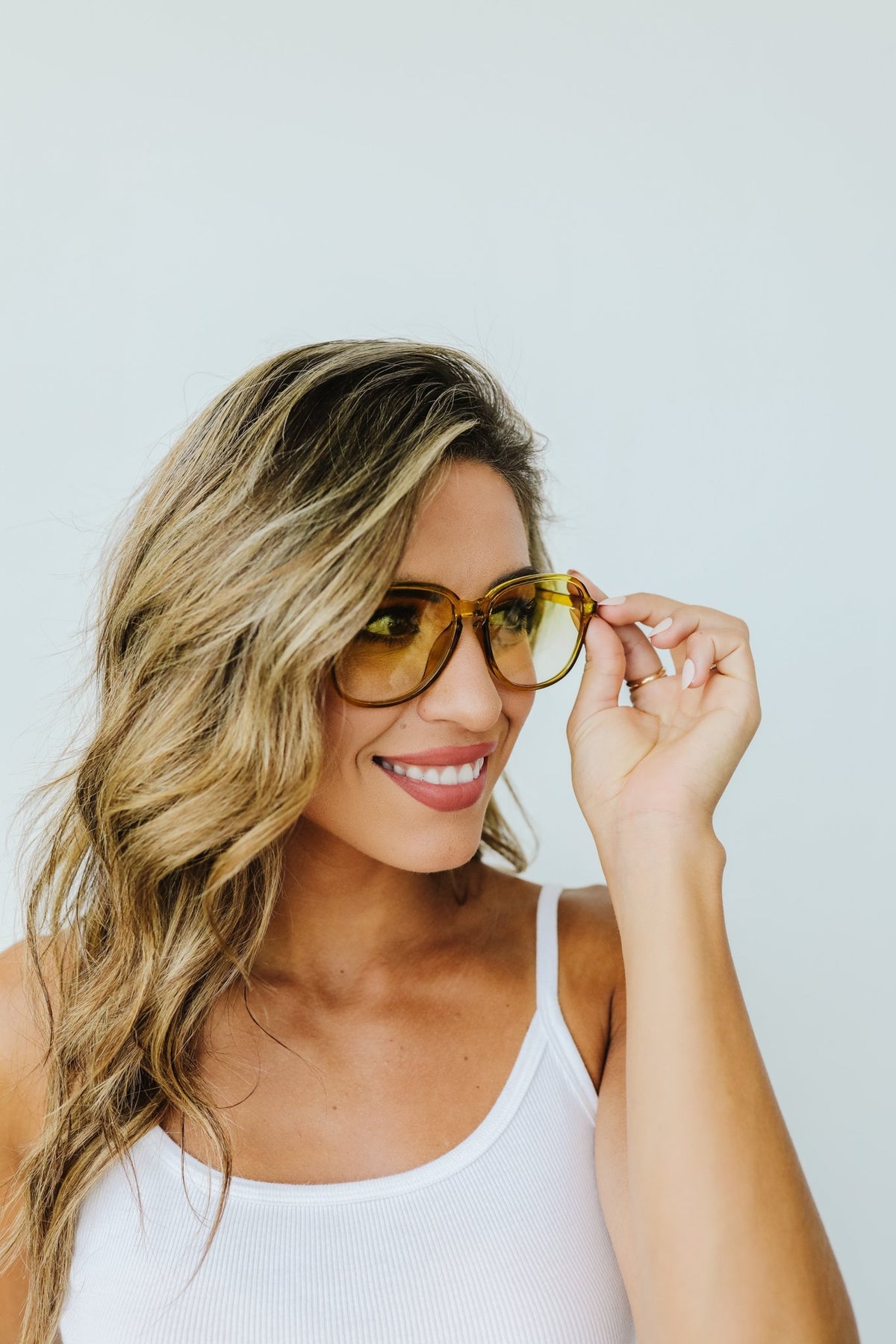 yellow sunglasses sunnies shades
