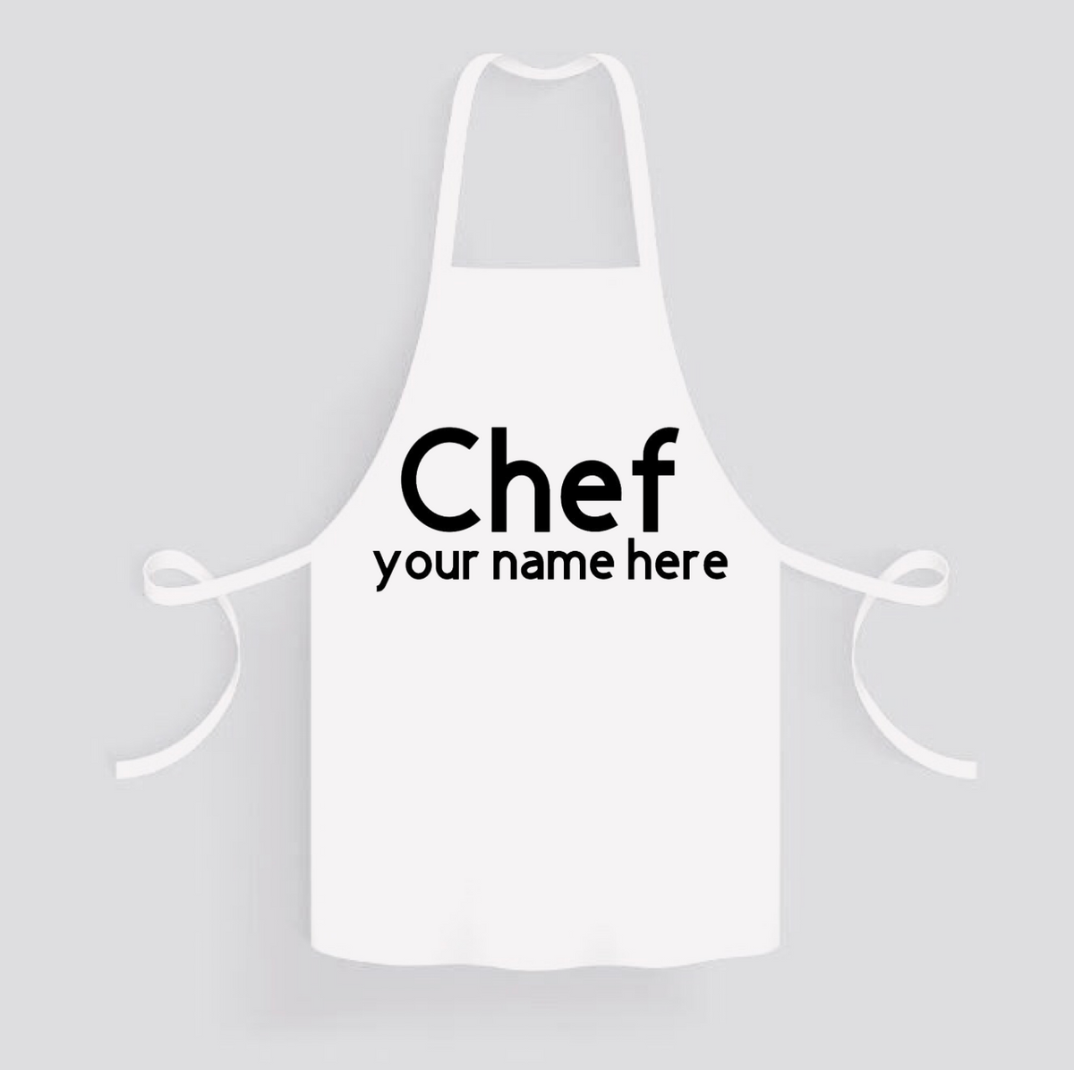 Apron: Personalized * Add your name