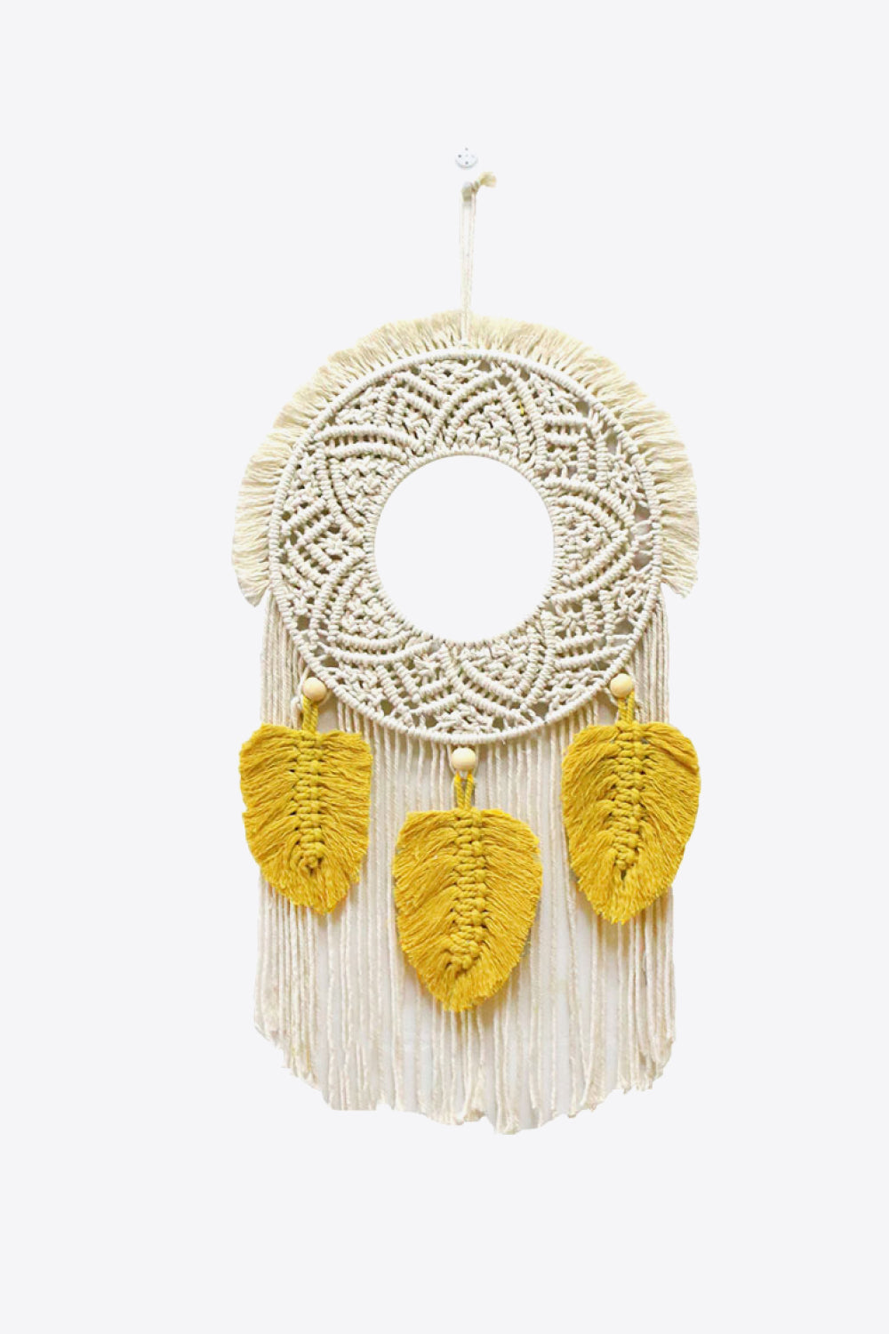 Hand-Woven Fringe Macrame Wall Hanging | 2 Colors |
