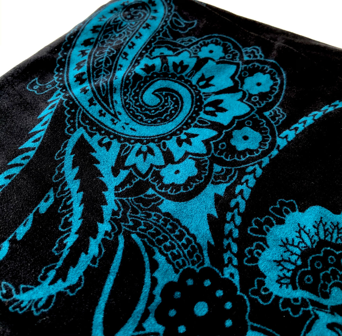 Capri Leggings Teal Paisley