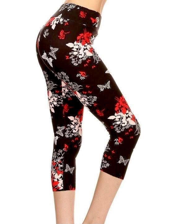 Capri Leggings Butterflies