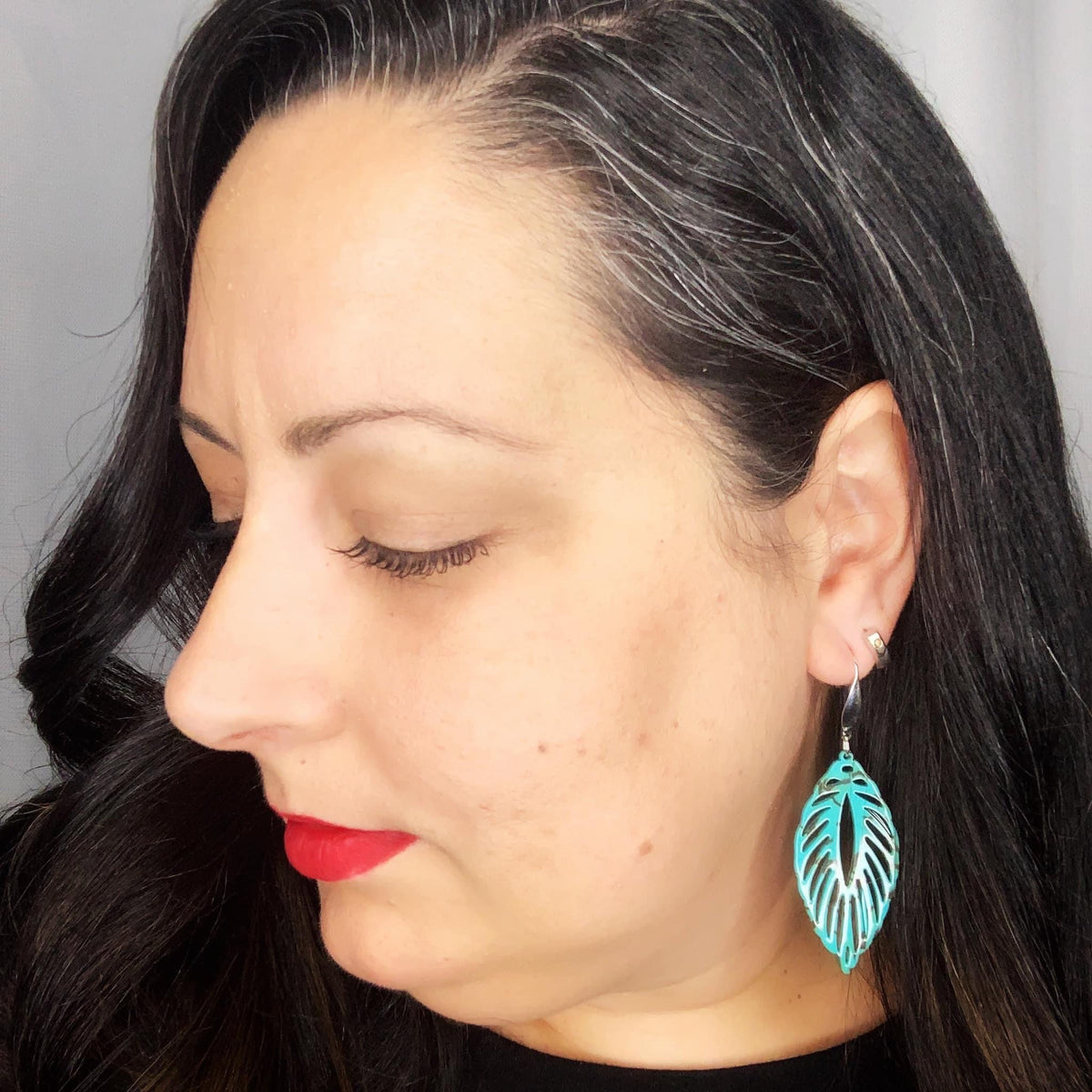 Dixie Bliss Earrings: Shiloh in Turquoise