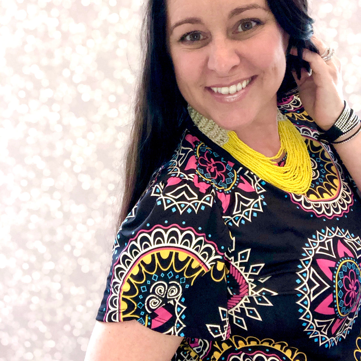 Bead Necklace & Earring Set |4 colors|