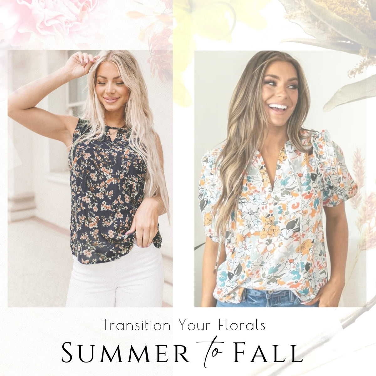 How To Transition Your Summer Florals into Fabulous Fall Fashion