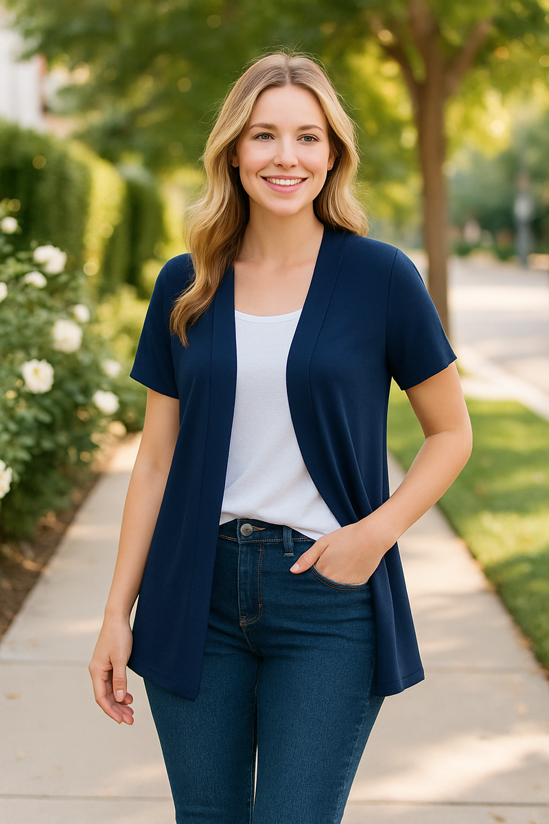Cara Short Sleeve Cardigan