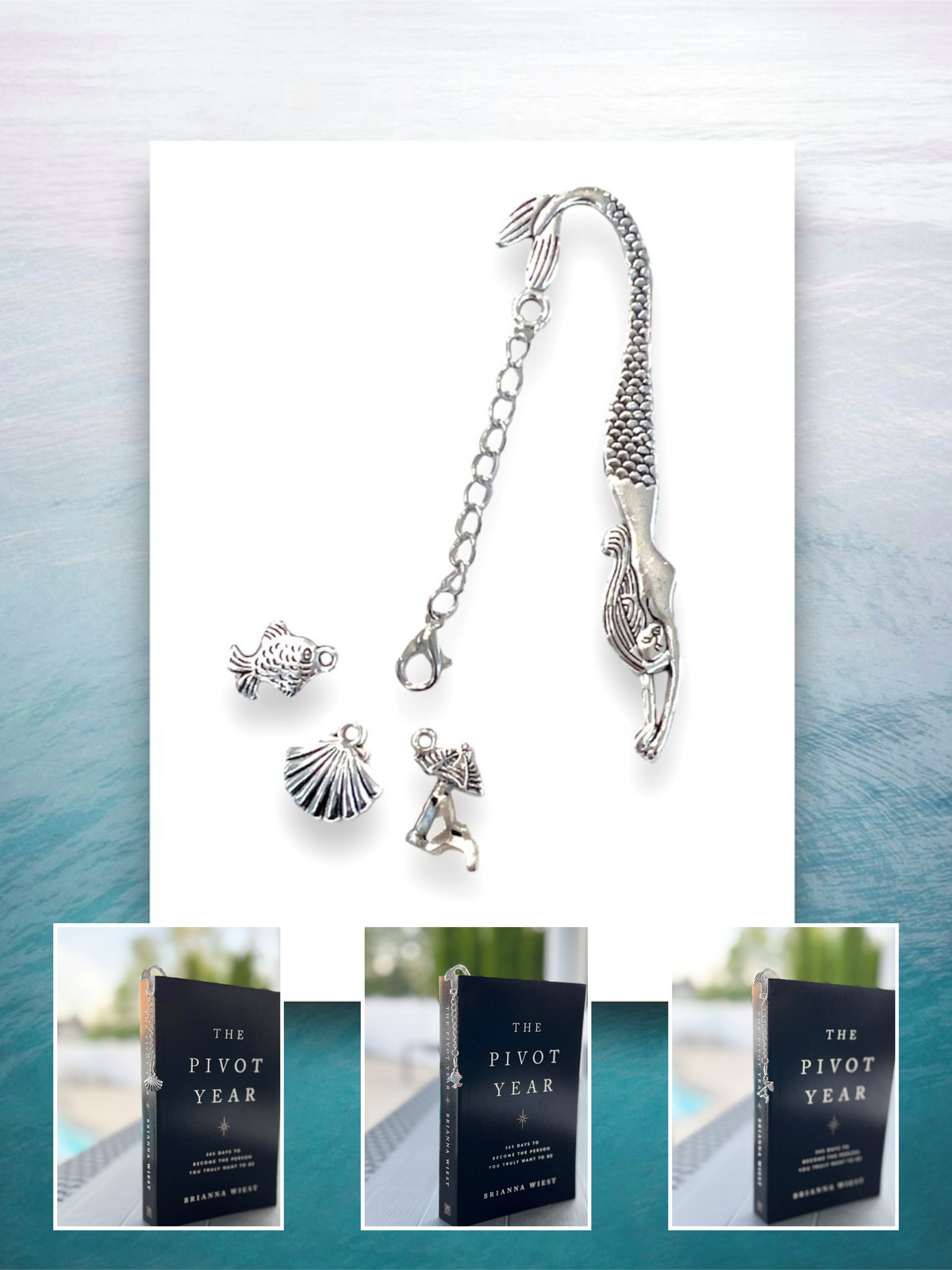 Interchangeable Bookmark Charm Set | Mermaid