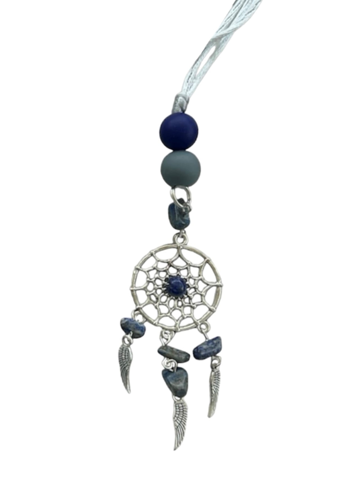 Dreamcatcher Car Hanging Charm Pendant Dangle Blue Lapis Lazuli Natural Stone