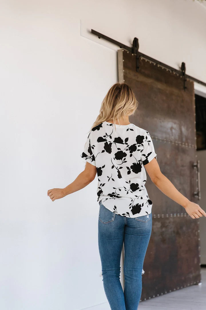 Forget Me Not Floral Blouse | 3 colors |