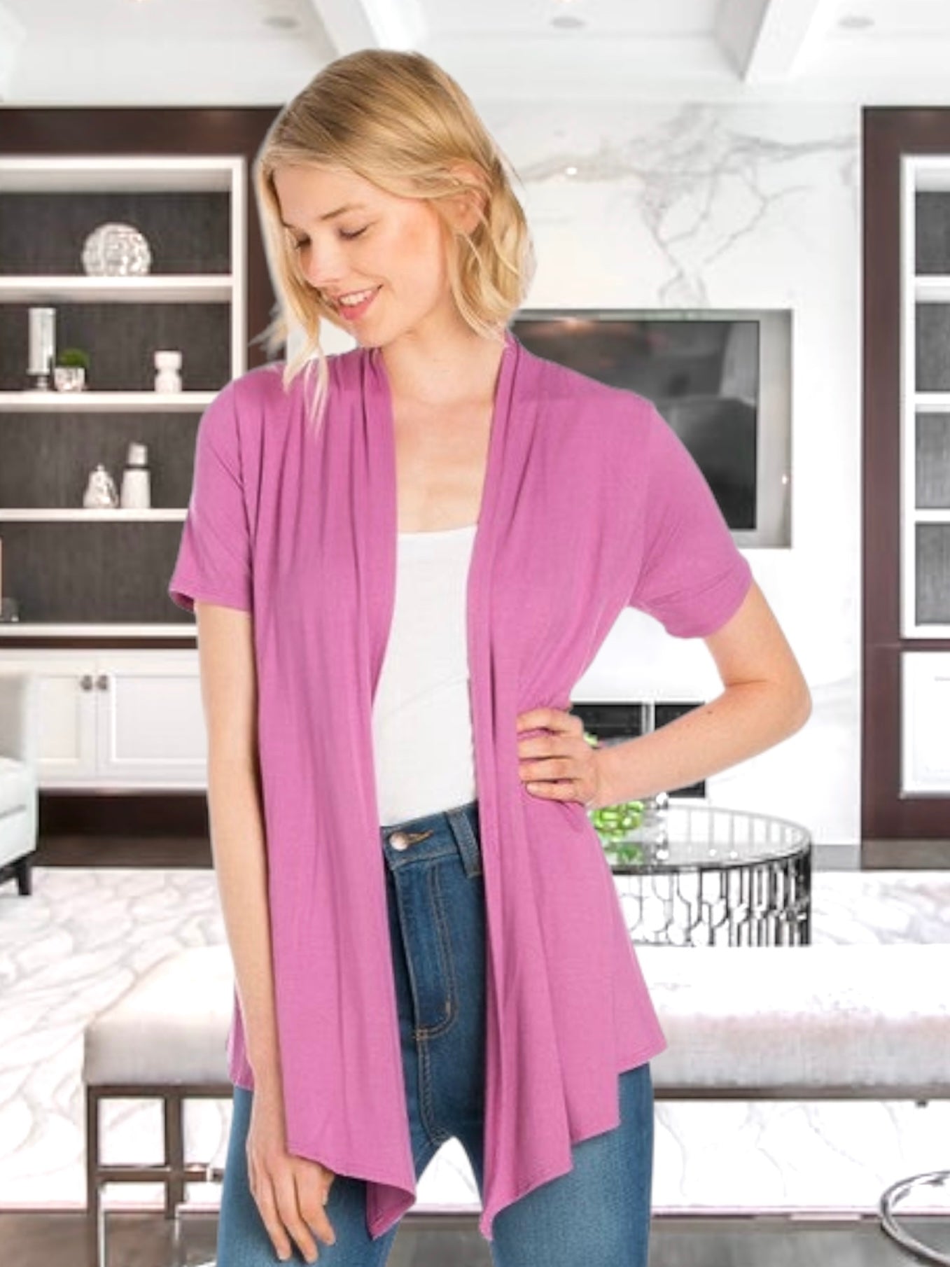 Short Sleeve Cardigan - Solid Colors – derbecca