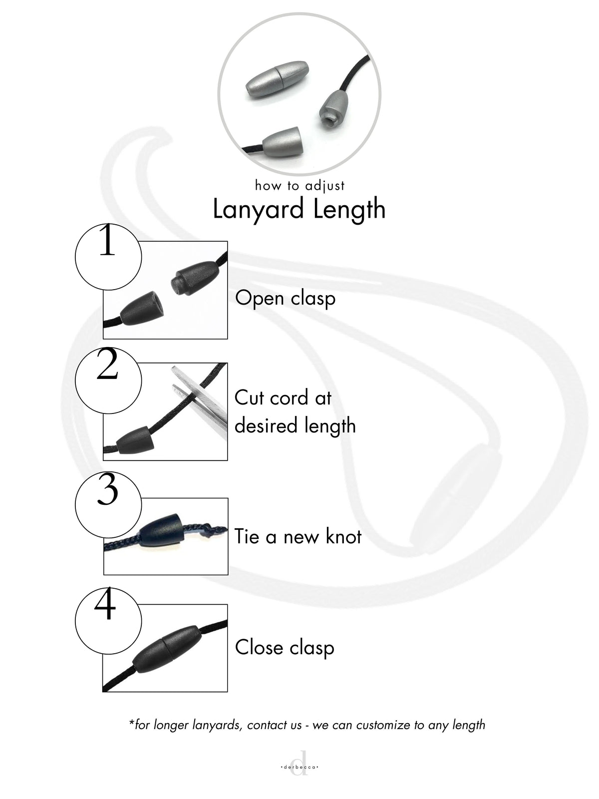 How to Adjust Lanyard Length