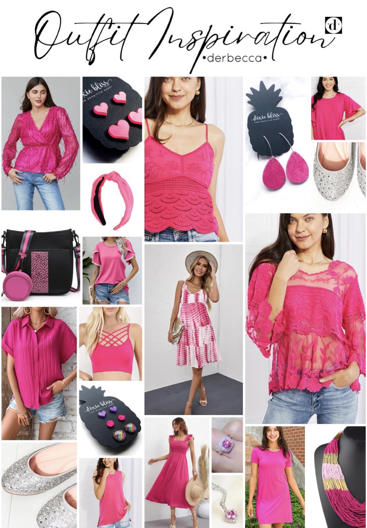 Fall in Love Flutter Sleeve Top in Hot Pink