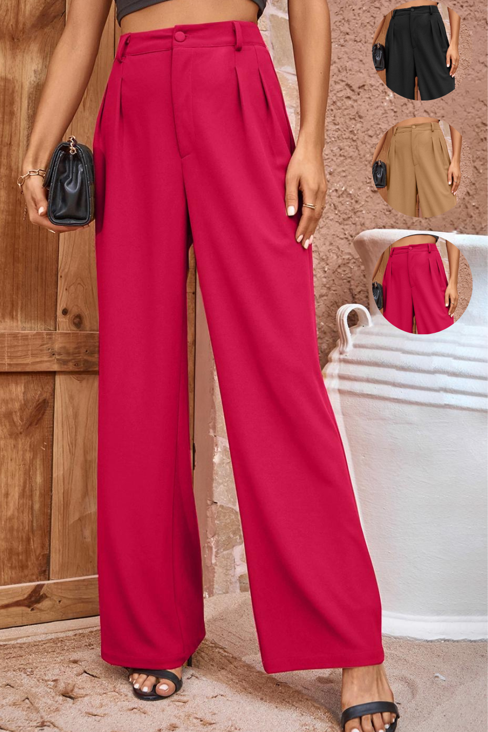 Primm Pleated Pants | 3 colors |