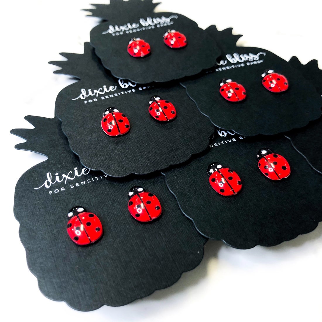 Dixie Bliss Earrings: Ladybugs