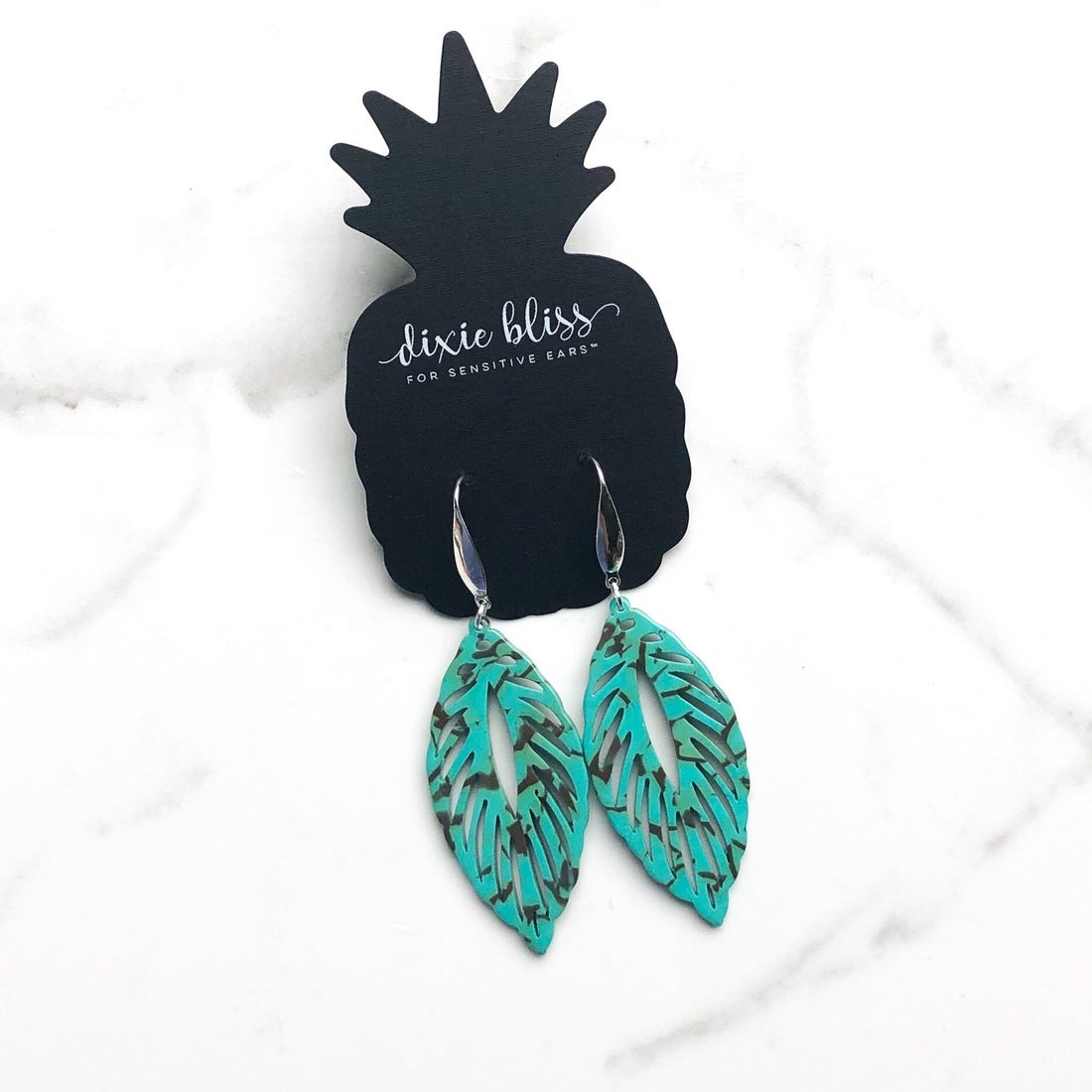 Dixie Bliss Earrings: Shiloh in Turquoise