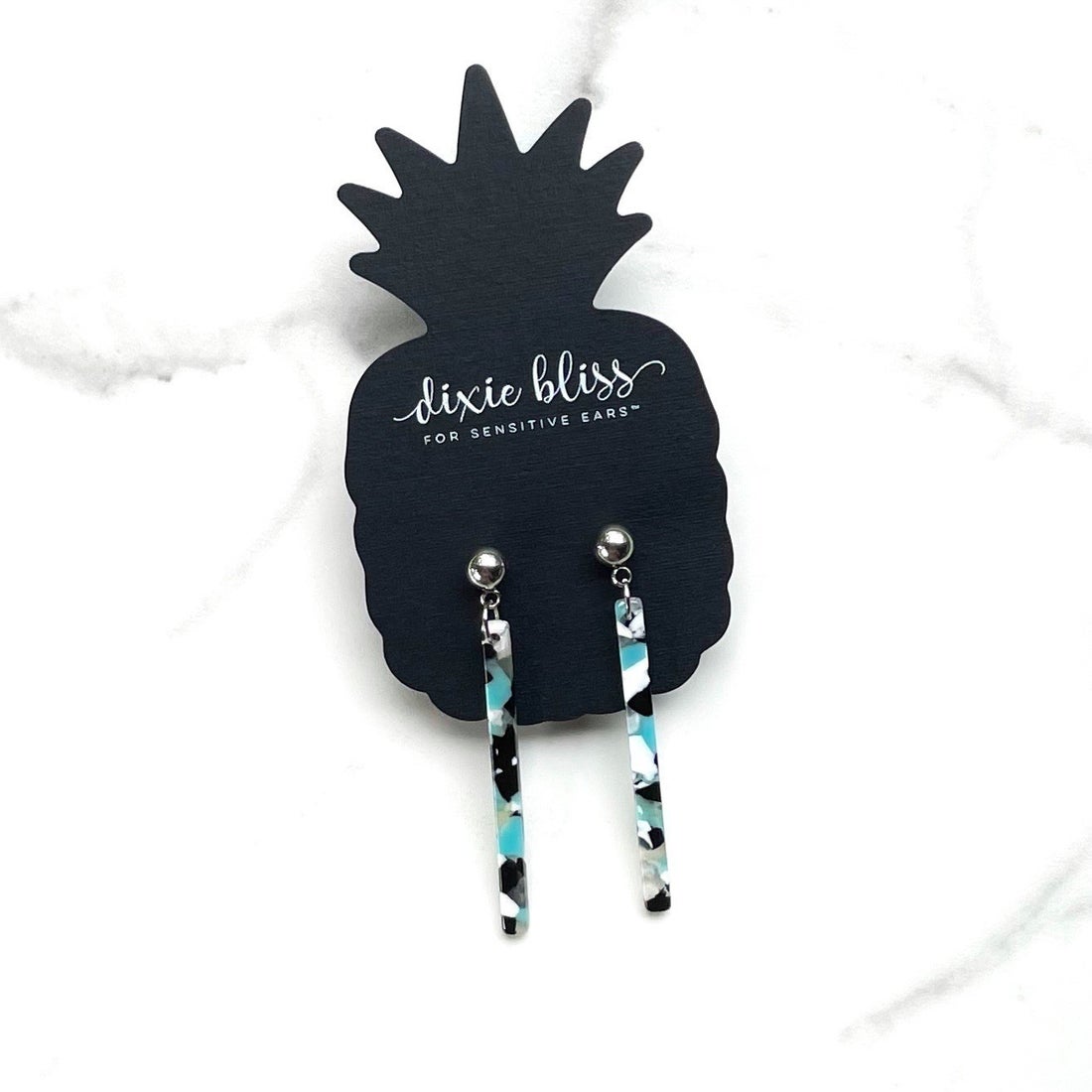 Dixie Bliss Earrings: Stand Up in Carolina Blue