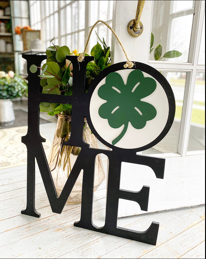 St Patrick's Day SPD Saint Patrick Interchangeable Wooden Home Sign Interior or Exterior Door Decor Door Hanger - One sign that you can display all year long. Choose your wood base and your favorite interchangeable medallions and simply swap out the medallions as the holidays and seasons come and go. 
