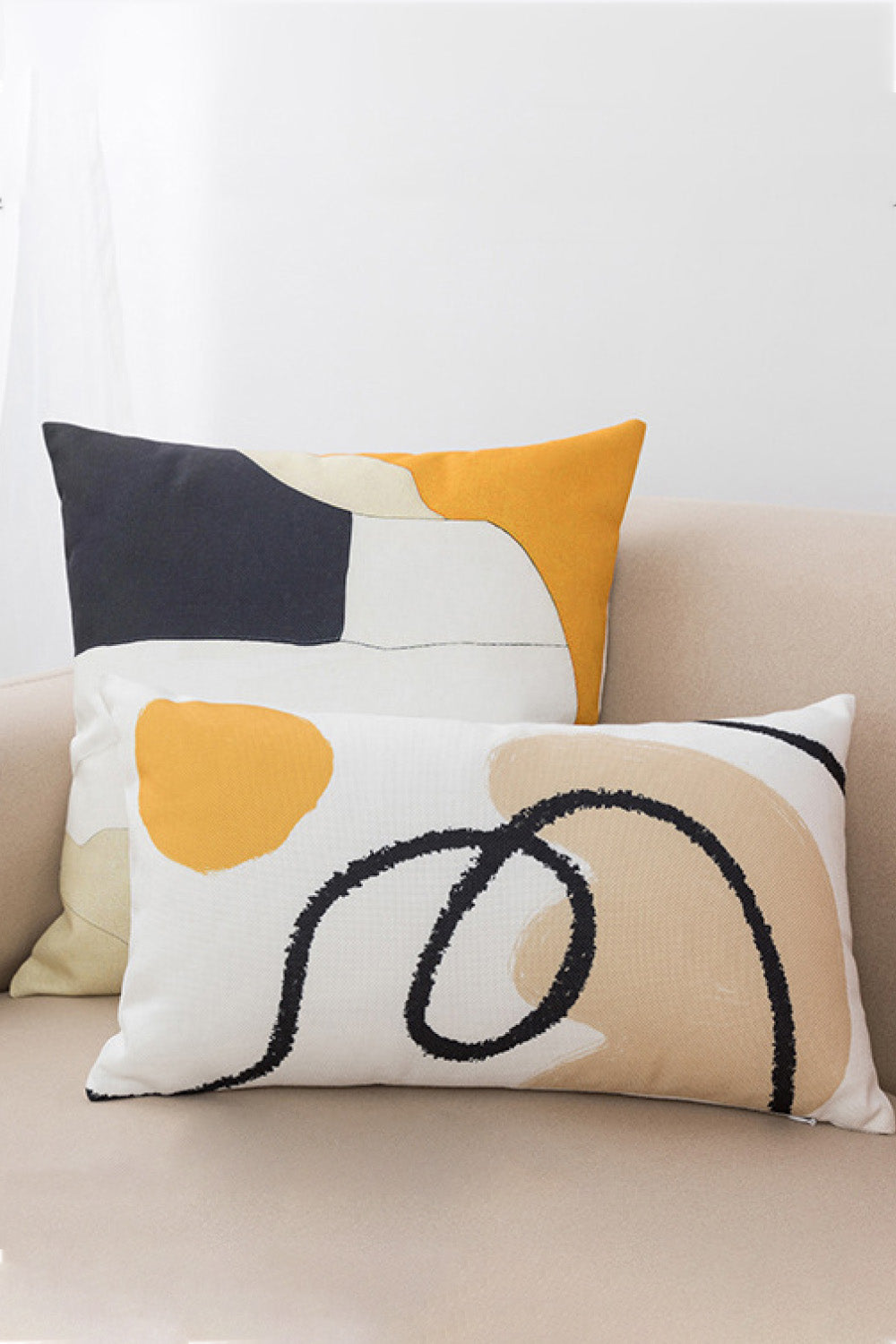 2-Pack Set Pop Home Throw Pillow Cases | 4 Styles |